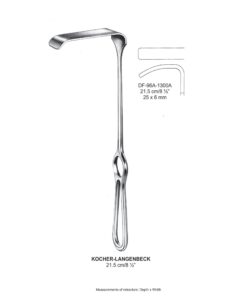 Kocher-Langenbeck Retractors 21.5Cm 25X6Mm (SS-96A-1300A)