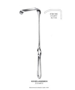 Kocher-Langenbeck Retractors 21.5Cm 35X11Mm (SS-96A-1300C)