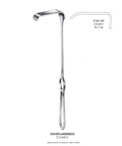 Kocher-Langenbeck Retractors 21.5Cm 55X11Mm (SS-96A-1300F)