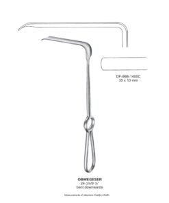 Obwegeser Bent Downwards Retractors 24Cm 35X10Mm (SS-96B-1400C)