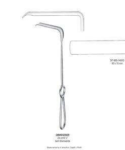 Obwegeser Bent Downwards Retractors 24Cm 80X16Mm (SS-96B-1400G)
