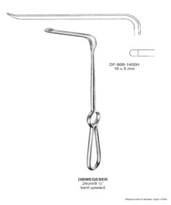 Obwegeser Bent Upward Retractors 24Cm 16X5Mm (SS-96B-1400H)