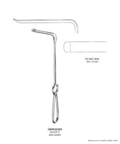 Obwegeser Bent Upward Retractors 24Cm 55X12Mm (SS-96B-1400L)