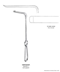 Obwegeser Bent Upward Retractors 24Cm 70X14Mm (SS-96B-1400M)