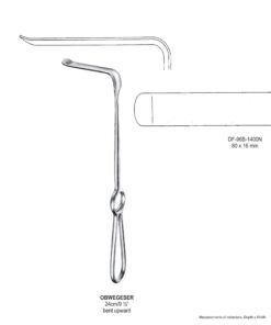 Obwegeser Bent Upward Retractors 24Cm 80X16Mm (SS-96B-1400N)