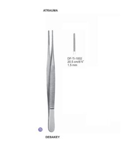 Titanium-Debakey Atrauma Dissecting Forceps, 20.5Cm, 1.5Mm (SS-Ti-1002)