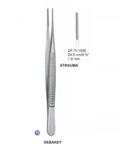 Titanium-Debakey Atrauma Dissecting Forceps, 24.5Cm, 1.8Mm (SS-Ti-1006)
