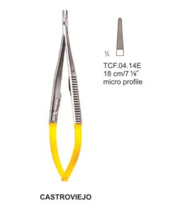 Tc-Castroviejo Micro Needle Holder Str 18Cm (Tcf.04.14E)