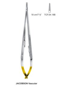 Tc-Jacobson Vascular,  Needle Holder, 0.3Mm, 18Cm  (Tcf.04.18B)