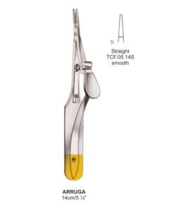 Tc-Arruga Needle Holders Cvd 14Cm, Smooth (Tcf.05.14C)