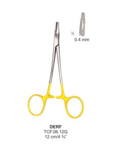 Tc-Derf Needle Holders 0.4Mm, 12Cm  (Tcf.06.12G)