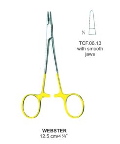 Tc-Webster Needle Holders Smooth 12.5Cm (Tcf.06.13)