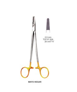 Tc Mayo Hegar Needle Holders 20Cm, 0.5Mm (Tcf.07.20A)