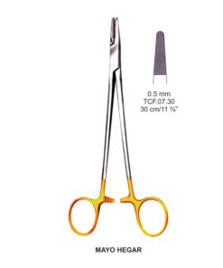 Tc-Mayo-Hegar Needle Holders 0.5Mm, 30Cm  (Tcf.07.30)