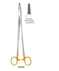 Tc-Hegar Needle Holder, Serrated, 0.5Mm, 20Cm  (Tcf.08.20H)