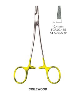 Tc-Crilewood, Needle Holder, 0.4Mm, 14.5Cm  (Tcf.09.15B)