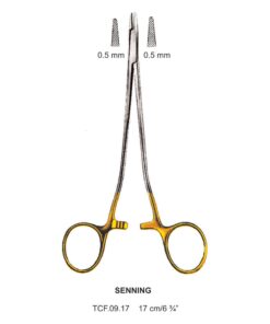 Tc-Senning Needle Holders Serrated 0.5Mm, 17Cm  (Tcf.09.17)