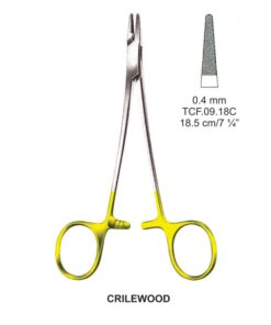 Tc-Crilewood, Needle Holder, 0.4Mm, 18.5Cm  (Tcf.09.18C)