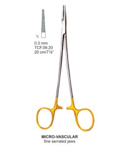 Tc-Micro Vascular, Needle Holder, Fine Serr Jaws, 20Cm , 0.3Mm (Tcf.09.20)
