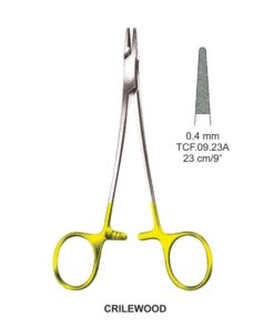 Tc-Crilewood Needle Holders 23Cm, 0.4Mm (Tcf.09.23A)
