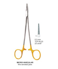 Tc-Micro Vascular, Needle Holder, Fine Serr Jaws, 23Cm , 0.3Mm (Tcf.09.23)