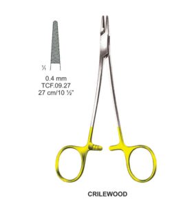 Tc-Crilewood Needle Holders 27Cm, 0.4Mm (Tcf.09.27)