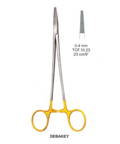 Tc-Debakey Needle Holders Serrated 0.4Mm, 23Cm  (Tcf.10.23)