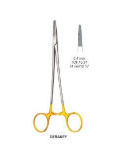 Tc-Debakey Needle Holders Serrated 0.4Mm, 31Cm  (Tcf.10.31)
