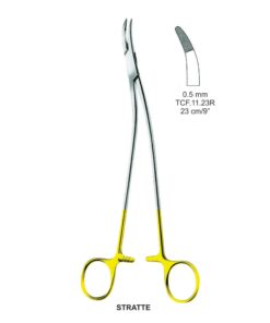 Tc-Stratte, Needle Holder, 0.5Mm, 23Cm, V.Notch  (Tcf.11.23R)