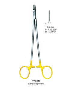 Tc-Ryder-Standard Needle Holders 0.5Mm, 20Cm V.Notch  (Tcf.12.20F)