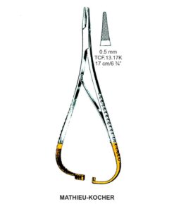 Tc-Mathieu-Kocher Needle Holder Outside Ratchet 0.5Mm, 17Cm  (Tcf.13.17K)