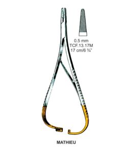 Tc-Mathieu Needle Holder Outside Ratchet 0.5Mm, 17Cm  (Tcf.13.17M)