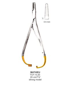Tc-Mathieu Needle Holder, Strong Model, 0.5Mm, 20Cm  (Tcf.13.20)
