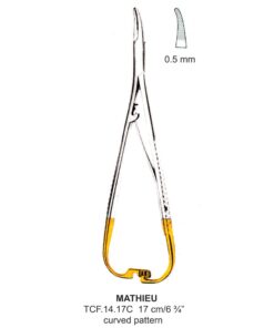 Tc-Mathieu Needle Holder, Cvd, 0.5Mm, 17Cm  (Tcf.14.17C)