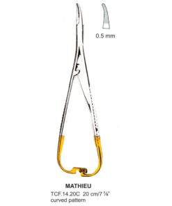 Tc-Mathieu Needle Holder, Cvd, 0.5Mm, 20Cm  (Tcf.14.20C)