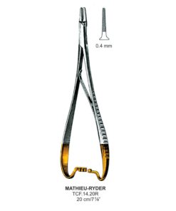 Tc-Mathieu-Ryder, Needle Holder, 0.4Mm, 20Cm  (Tcf.14.20R)
