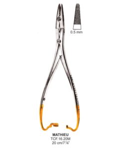 Tc-Mathieu Needle Holder, 0.5Mm, 20Cm  (Tcf.16.20M)