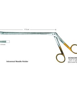 Tc-Schacke Needle Holder, 0.4Mm, 25.5Cm , 17.5Cm Shaft (Tcf.17.25)