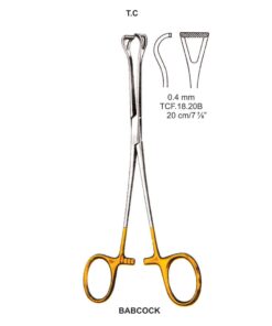 Tc-Babcock Tissue Seizing Forceps, 0.4Mm, 20Cm  (Tcf.18.20B)
