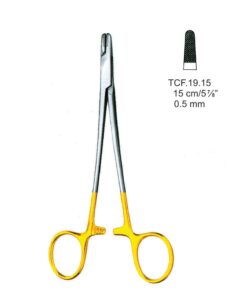 Tc-Wire Twisting Forceps  Round Jaws 0.5Mm, 15Cm  (Tcf.19.15)