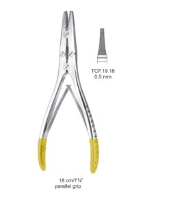 Tc Wire Forceps, Parallel Grip, 0.5Mm, 18Cm (Tcf.19.18)