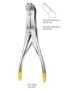 Tc-Wire Cutting Plier, 23Cm, (Hard Up To 2.2Mm), (Soft Up To 2.8Mm) (Tcf.19.22)