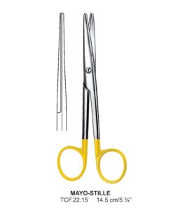Tc-Mayo-Stille Dissecting Scissors, Str, Bl-Bl, 15Cm  (Tcf.22.15)