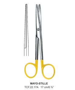 Tc-Mayo-Stille Dissecting Scissors, Str, Bl-Bl, 17Cm  (Tcf.22.17A)