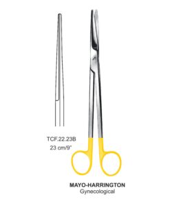 Tc-Mayo Harrington Gynecological Scissors, Str, 23Cm  (Tcf.22.23B)