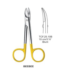 Tc-Beebee Scissors, Blunt, Cvd, 10Cm  (Tcf.25.10B)
