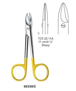 Tc-Beebee Scissors, Sharp, Str, 11Cm  (Tcf.25.11A)