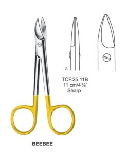 Tc-Beebee Scissors, Sharp, Str, 11Cm  (Tcf.25.11B)