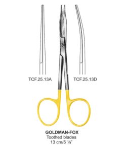 Tc-Goldman-Fox Scissors, Toothed Blades, Cvd, 13Cm (Tcf.25.13D)