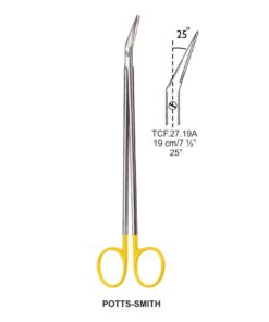 Tc-Potts-Smith Vascular Scissors, Angled 25°, 19Cm  (Tcf.27.19A)